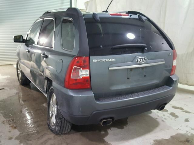 KNDJF724097564568 - 2009 KIA SPORTAGE L GRAY photo 3