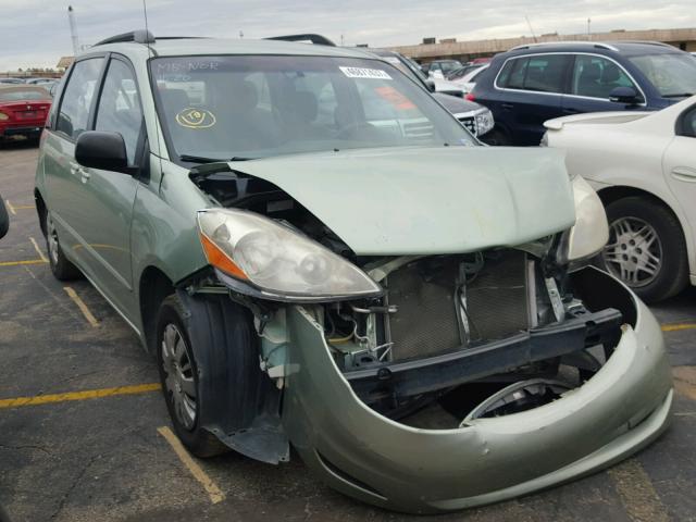 5TDZK23C18S103178 - 2008 TOYOTA SIENNA CE GREEN photo 1