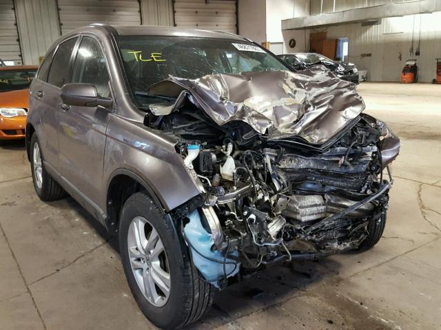 5J6RE4H75BL067352 - 2011 HONDA CR-V EXL BROWN photo 1