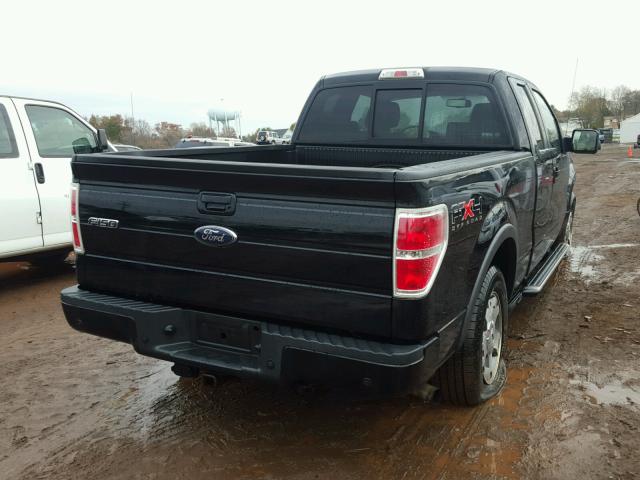 1FTPX14V99FA84576 - 2009 FORD F150 SUPER BLACK photo 4