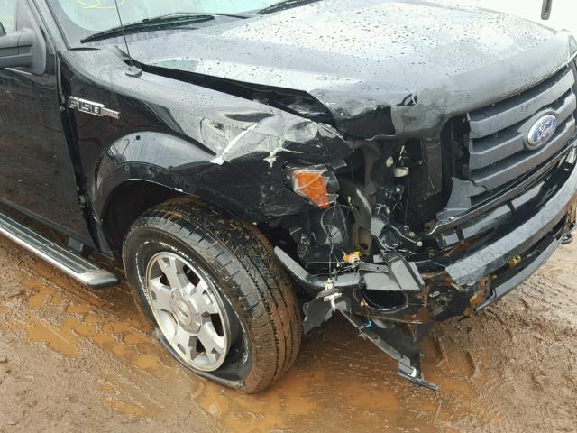 1FTPX14V99FA84576 - 2009 FORD F150 SUPER BLACK photo 9