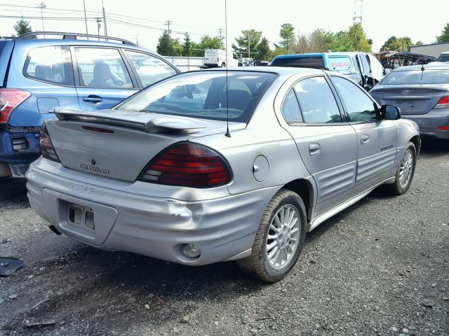 1G2NF52T6YC540217 - 2000 PONTIAC GRAND AM S SILVER photo 4