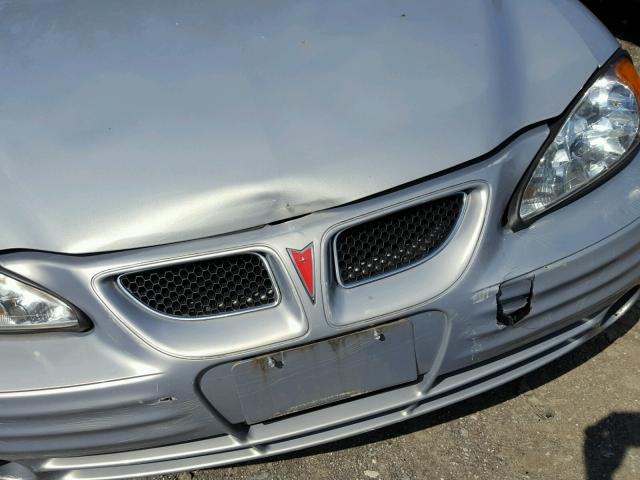 1G2NF52T6YC540217 - 2000 PONTIAC GRAND AM S SILVER photo 9