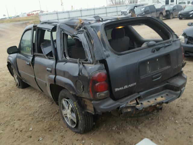 1GNDT13S842161323 - 2004 CHEVROLET TRAILBLAZE GRAY photo 3