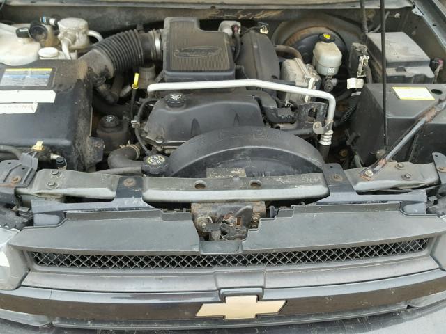 1GNDT13S842161323 - 2004 CHEVROLET TRAILBLAZE GRAY photo 7