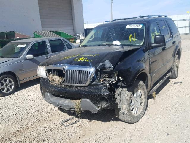 5LMEU68H73ZJ22967 - 2003 LINCOLN AVIATOR 黑色 照片 2