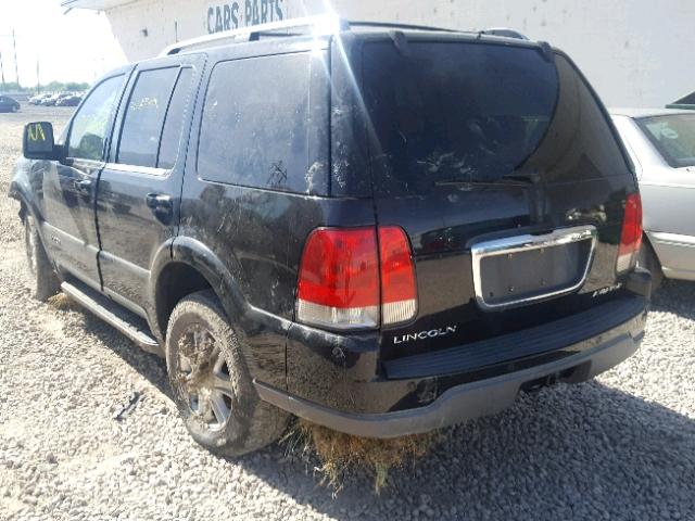 5LMEU68H73ZJ22967 - 2003 LINCOLN AVIATOR 黑色 照片 3