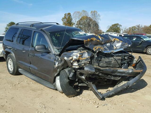 1D4HS48N73F605688 - 2003 DODGE DURANGO SL CHARCOAL photo 1