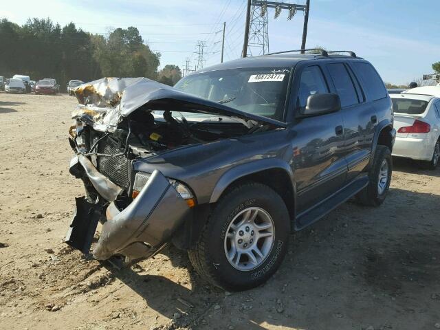 1D4HS48N73F605688 - 2003 DODGE DURANGO SL CHARCOAL photo 2