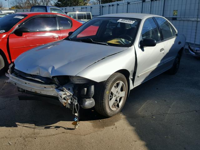 1G1JF52F247268880 - 2004 CHEVROLET CAVALIER L GRAY photo 2