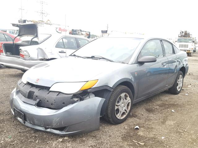 1G8AN12F55Z145237 - 2005 SATURN ION LEVEL GRAY photo 2