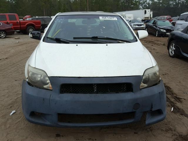 JTKDE177560090534 - 2006 TOYOTA SCION TC WHITE photo 9