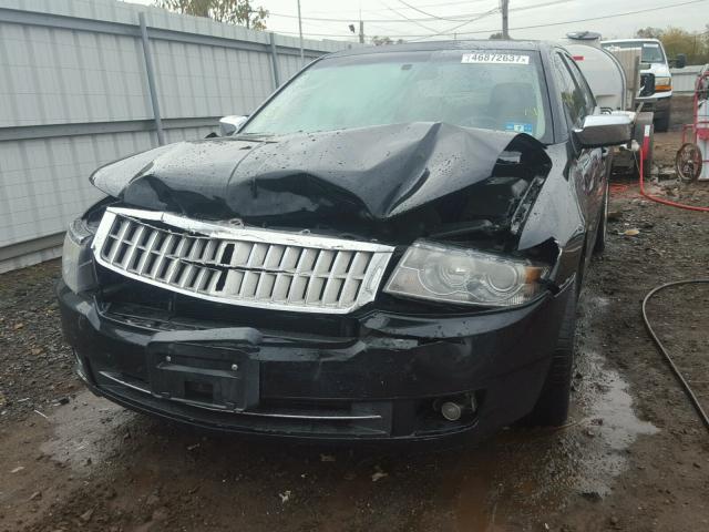 3LNHM26T87R624736 - 2007 LINCOLN MKZ BLACK photo 9