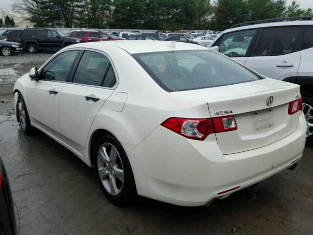 JH4CU26609C032630 - 2009 ACURA TSX WHITE photo 3