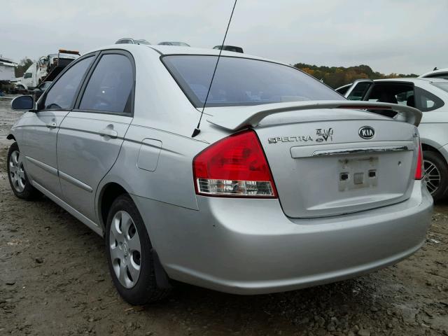 KNAFE121785516214 - 2008 KIA SPECTRA EX SILVER photo 3