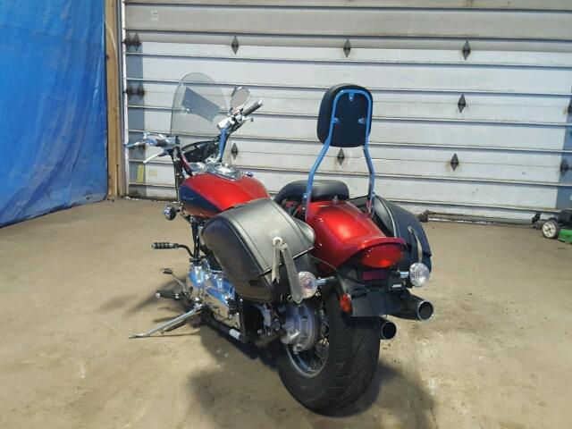 JYAVP11E69A116338 - 2009 YAMAHA XVS1100 A RED photo 3