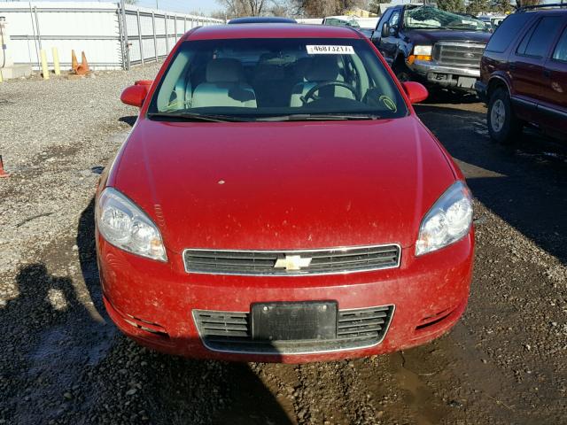 2G1WB58K789181910 - 2008 CHEVROLET IMPALA LS RED photo 9