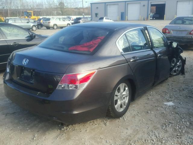 1HGCP26479A046769 - 2009 HONDA ACCORD LXP GRAY photo 4