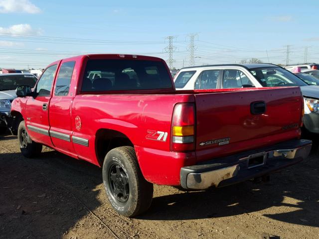 1GCEK19T4XE131884 - 1999 CHEVROLET SILVERADO RED photo 3