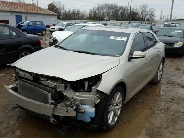 1G11H5SA4DF140709 - 2013 CHEVROLET MALIBU LTZ TAN photo 2