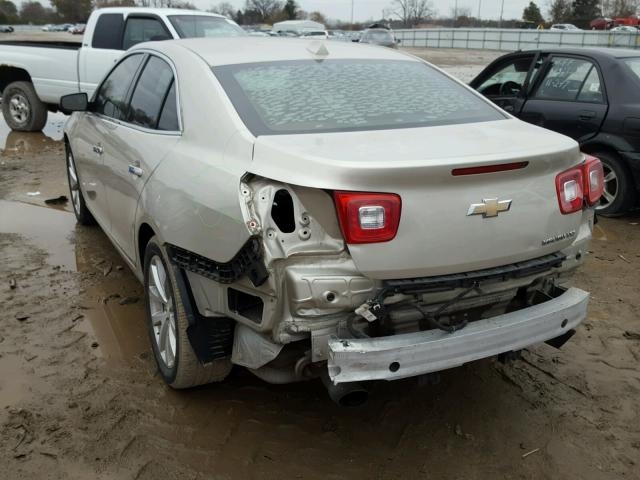 1G11H5SA4DF140709 - 2013 CHEVROLET MALIBU LTZ TAN photo 3