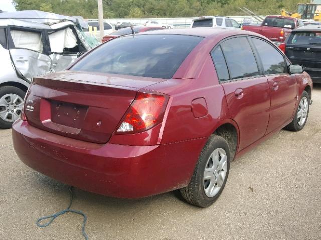 1G8AJ55F97Z174497 - 2007 SATURN ION LEVEL BURGUNDY photo 4