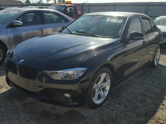 WBA3C1C50EK107379 - 2014 BMW 328 BLACK photo 2