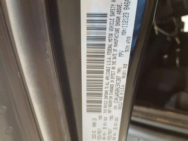 1C4AJWAG8HL541307 - 2017 JEEP WRANGLER S BLACK photo 10