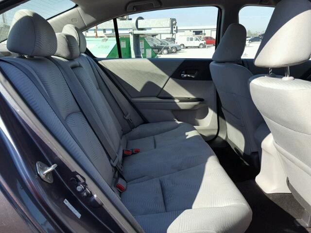1HGCR2F36EA009689 - 2014 HONDA ACCORD LX GRAY photo 6