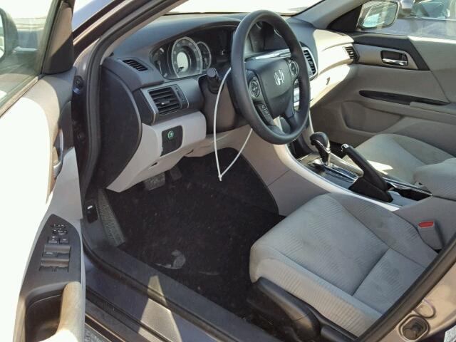 1HGCR2F36EA009689 - 2014 HONDA ACCORD LX GRAY photo 9