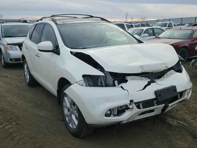 JN8AZ1MW3CW231463 - 2012 NISSAN MURANO S WHITE photo 1