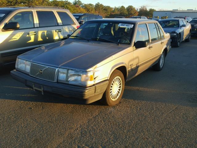 YV1JS8714N1079342 - 1992 VOLVO 940 BASE SILVER photo 2