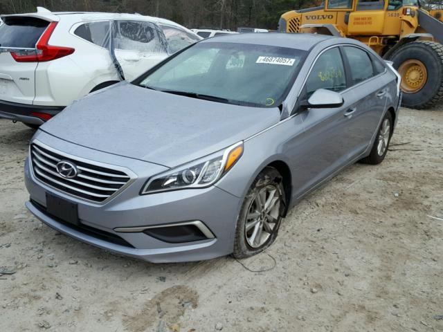 5NPE24AA6HH453620 - 2017 HYUNDAI SONATA ECO GRAY photo 2