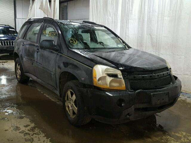 2CNDL13F486279188 - 2008 CHEVROLET EQUINOX LS BLACK photo 1