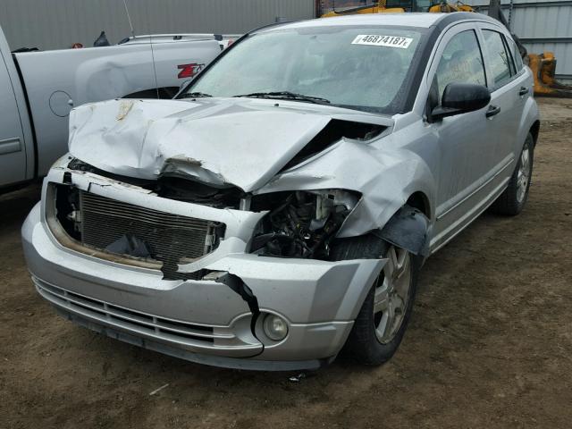 1B3HB48B67D560264 - 2007 DODGE CALIBER SX SILVER photo 2