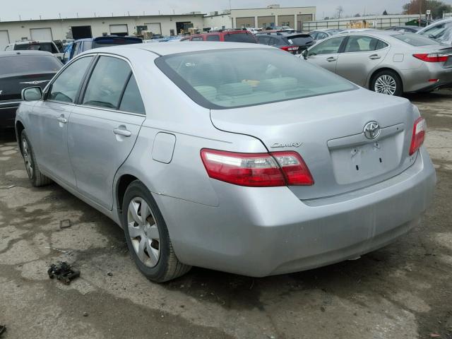 4T1BE46K67U122287 - 2007 TOYOTA CAMRY NEW SILVER photo 3