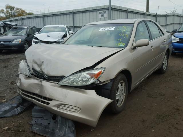 4T1BF32K43U544811 - 2003 TOYOTA CAMRY BEIGE photo 2