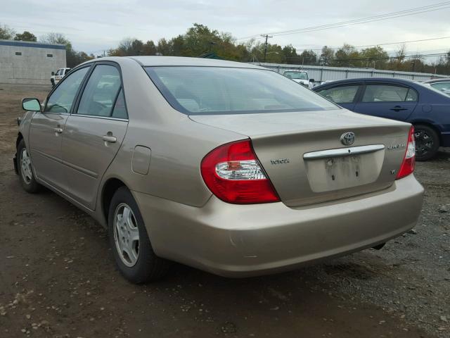 4T1BF32K43U544811 - 2003 TOYOTA CAMRY BEIGE photo 3