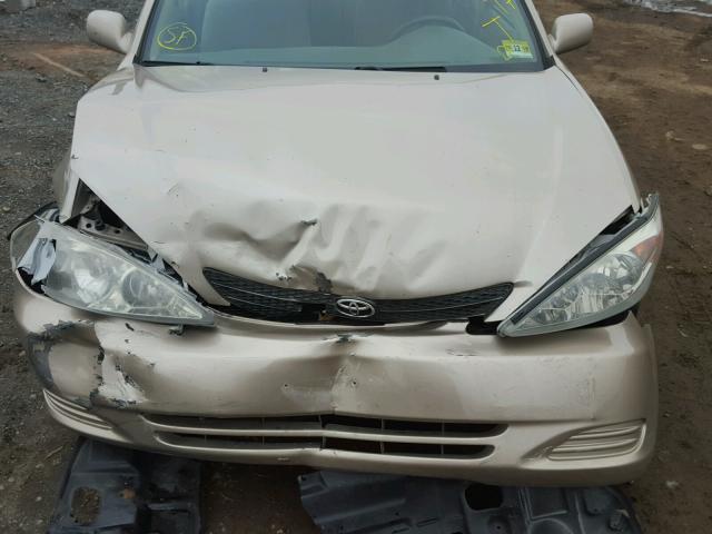 4T1BF32K43U544811 - 2003 TOYOTA CAMRY BEIGE photo 7