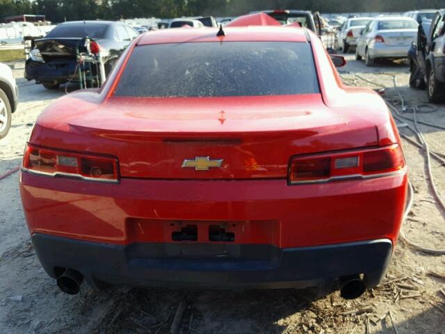 2G1FA1E32E9191233 - 2014 CHEVROLET CAMARO LS RED photo 9