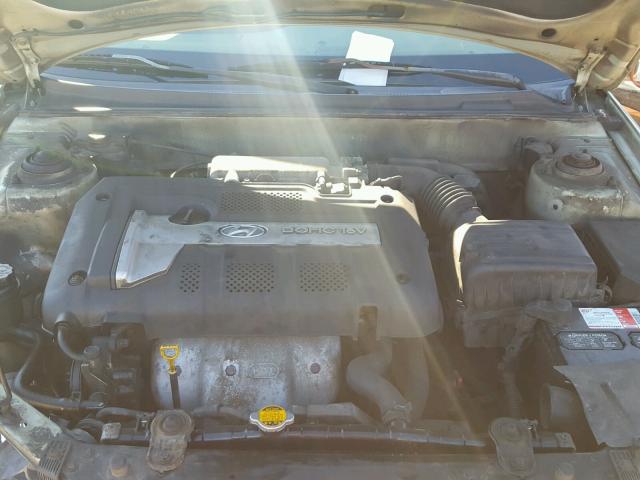 KMHDN45D83U692829 - 2003 HYUNDAI ELANTRA GL GREEN photo 7