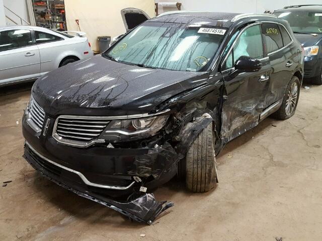 2LMTJ8LR6GBL82207 - 2016 LINCOLN MKX RESERV BLACK photo 2