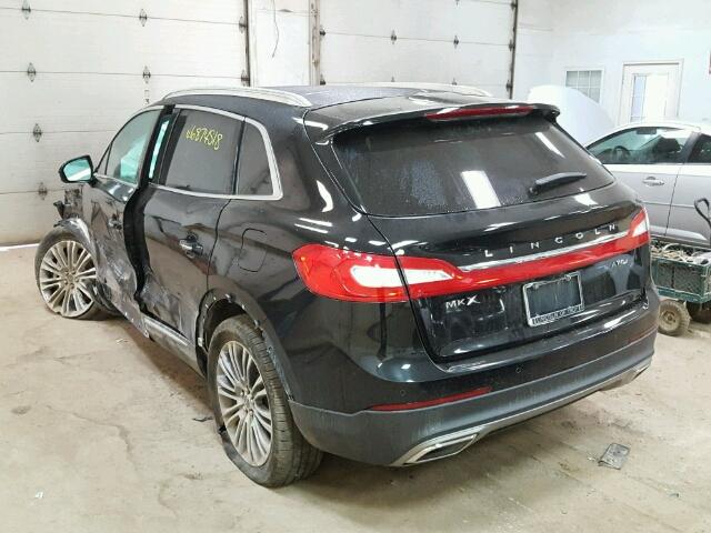 2LMTJ8LR6GBL82207 - 2016 LINCOLN MKX RESERV BLACK photo 3