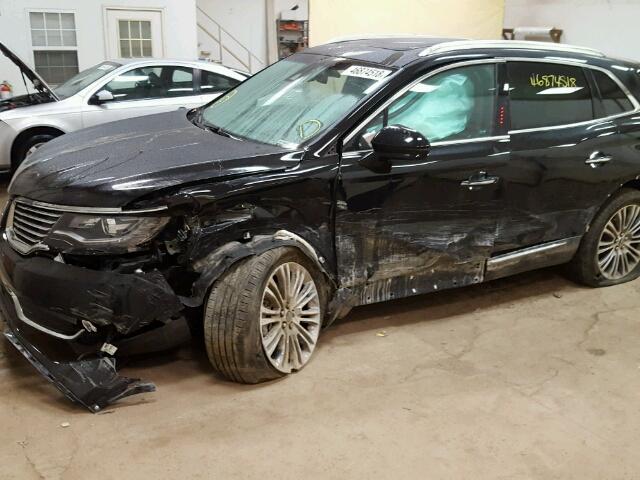2LMTJ8LR6GBL82207 - 2016 LINCOLN MKX RESERV BLACK photo 9