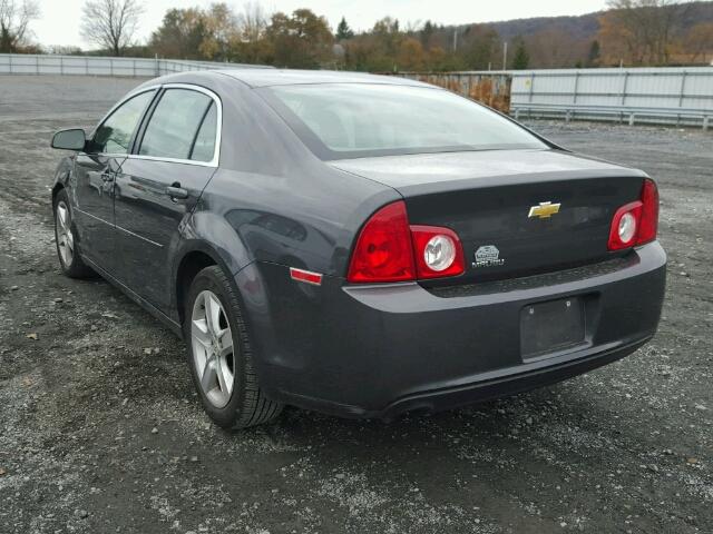 1G1ZA5EU2CF396309 - 2012 CHEVROLET MALIBU LS GRAY photo 3