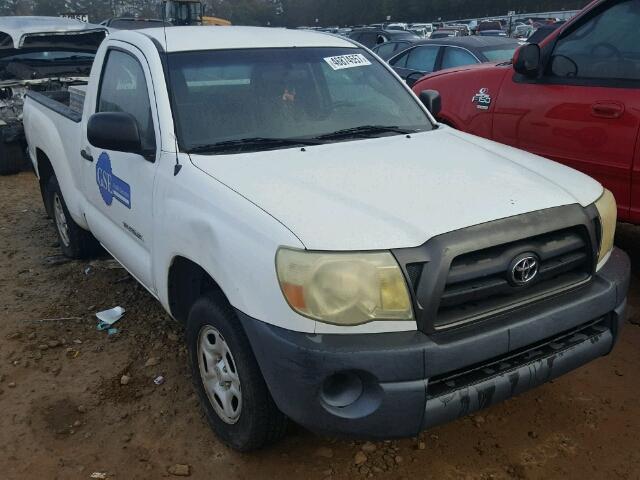 5TENX22N48Z517738 - 2008 TOYOTA TACOMA WHITE photo 1