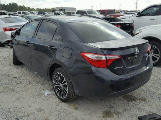 5YFBURHE6EP172502 - 2014 TOYOTA COROLLA L BLACK photo 3