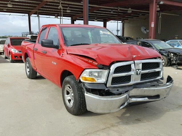 1D7RB1GK6AS203971 - 2010 DODGE RAM 1500 RED photo 1