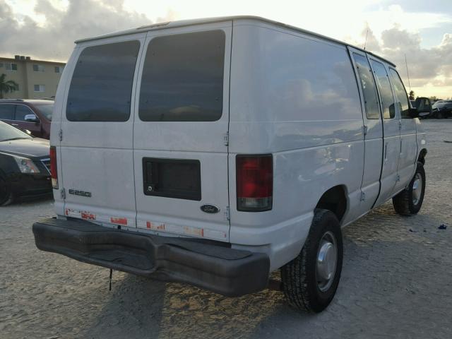 1FTNE24W26HB44886 - 2006 FORD ECONOLINE WHITE photo 4