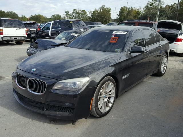 WBAKA8C56CCY37427 - 2012 BMW 750I BLACK photo 2